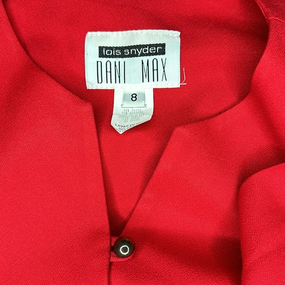 Women's 2 piece skirt suit by Lois snyder Dani Max size 8 - Picture 7 of 7